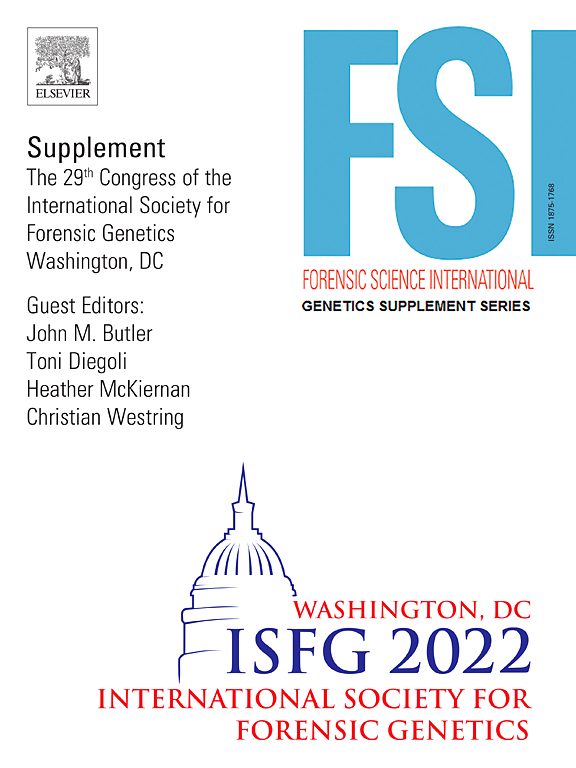 Go to journal home page - Forensic Science International: Genetics Supplement Series